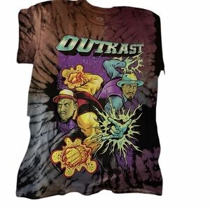 Outkast tie dye t shirt size medium